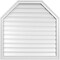 Ekena Millwork Octagonal Top Surface Mount PVC Gable Vent w/ 2"W x 1-1/2"P Brickmould Frame, 36"W x 36"H GVPOT36X3602SF - alternate 1